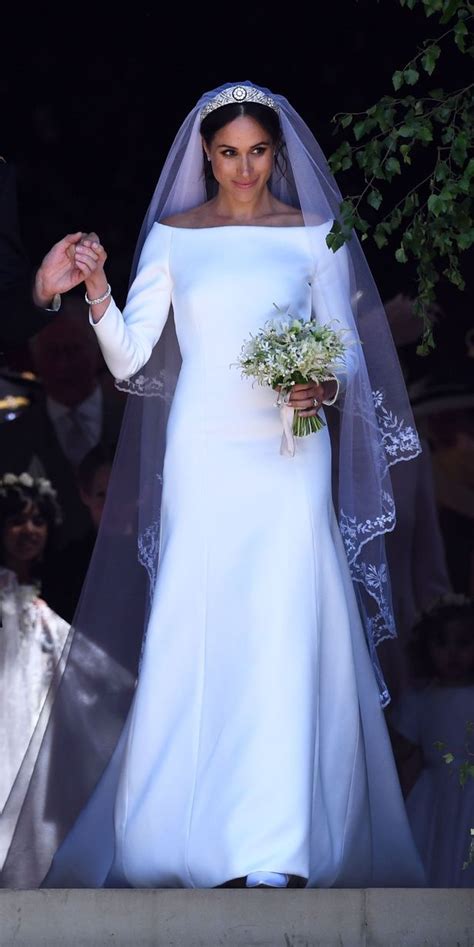 meghan wedding dress givenchy fit|Meghan Markle's Wedding Dress Photos .